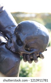 Stratford-upon-Avon. Oct 2018 - The Shakespeare Memorial Statues By Lord Ronald Gower