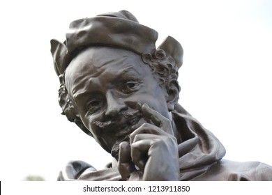 Stratford-upon-Avon. Oct 2018 - The Shakespeare Memorial Statues By Lord Ronald Gower