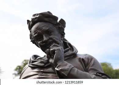 Stratford-upon-Avon. Oct 2018 - The Shakespeare Memorial Statues By Lord Ronald Gower