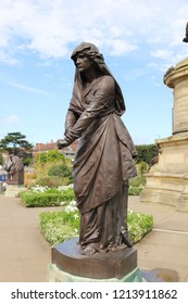 Stratford-upon-Avon. Oct 2018 - The Shakespeare Memorial Statues By Lord Ronald Gower