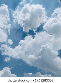 Stratocumulus clouds with bule sky background at Bangkok, Thailand. No focus