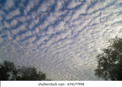 Stratocumulus Clouds On Sunrise.