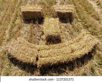 Straw Bale Smile