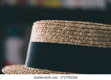 Straw Boater Hat (basher, Skimmer, The English Panama, Cady, Katie, Canotier, Somer, Sennit Hat,can-can Hat)