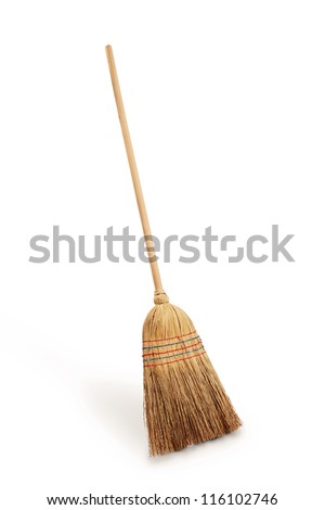 Straw broomstick
