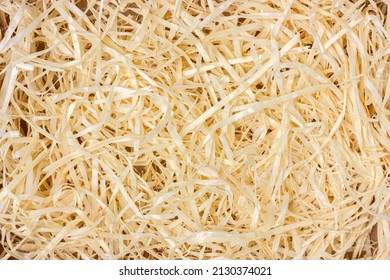 Straw Close-up. Packing Material. Hay Texture.