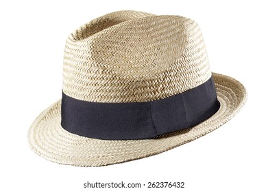 Straw Fedora Hat