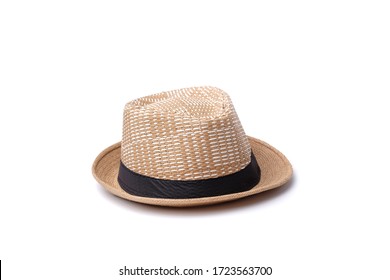 Straw Hat Isolate On White Background