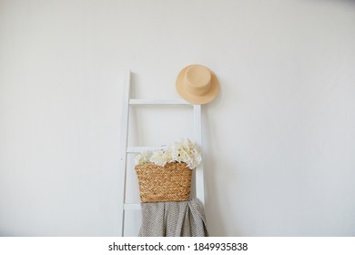 straw ladder hat