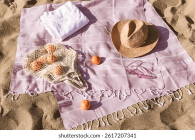 Straw hat  sunglasses