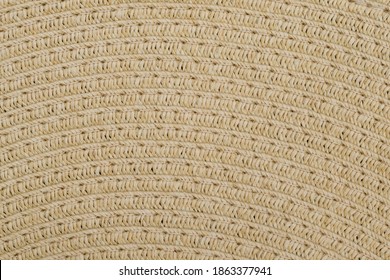 Straw Hat Texture. Straw Weaving. Warp Knitting Pattern