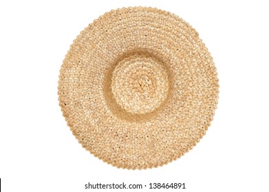 Straw Hat Top View