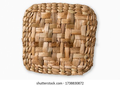 Straw Mat In A White Background