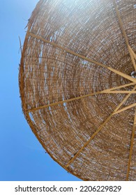 The Straw Umbrella On The Beach