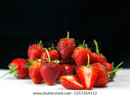 strawberries Food Fruit