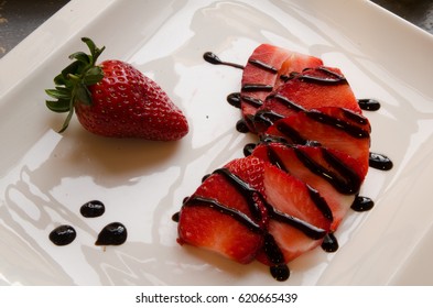 Strawberries And Balsamic Vinegar