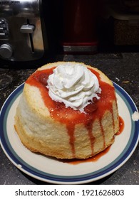 Strawberry Angel Food Cake, Yummy And Delicious 