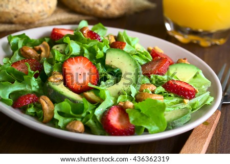 Similar – Strawberry, Avocado, Lettuce Salad