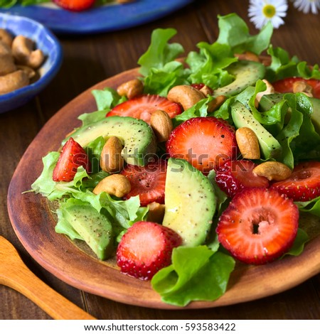 Similar – Strawberry, Avocado, Lettuce Salad