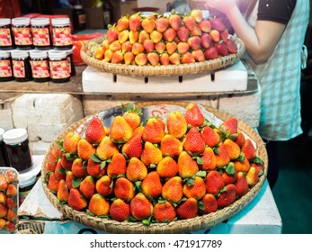 Strawberry In The Baguio, Philippines