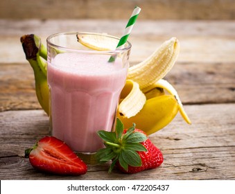 Strawberry And Banana Smoothie 