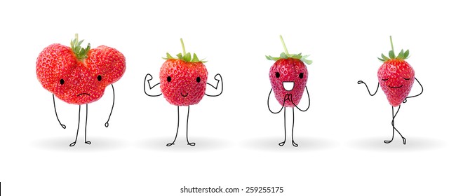 2,547 Strawberry Cartoon Stock Photos, Images & Photography | Shutterstock
