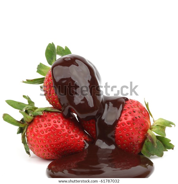 Strawberry Chocolate Stock Photo (Edit Now) 61787032