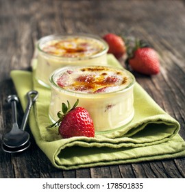 Strawberry Creme Brulee