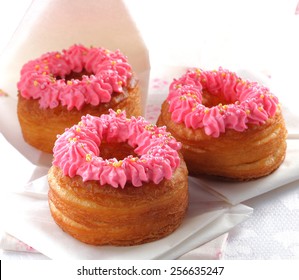 Strawberry Cronuts