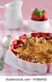 Strawberry Crumble