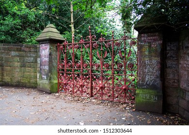 Strawberry Fields Gate In Liverpool, United Kingdom