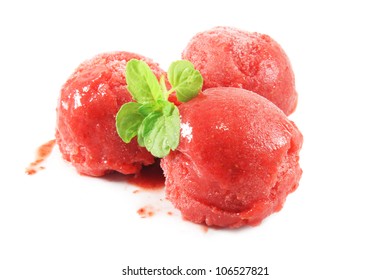 Strawberry Ice Cream, Sorbet