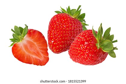 Strawberry isolated on white background - Shutterstock ID 1815521399