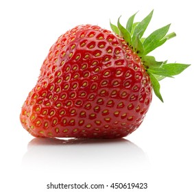 strawberry isolated on the white background - Shutterstock ID 450619423
