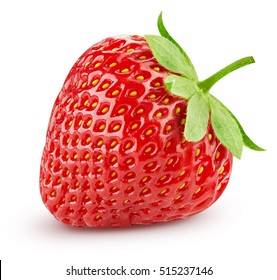 Strawberry isolated on white background. Clipping Path - Shutterstock ID 515237146