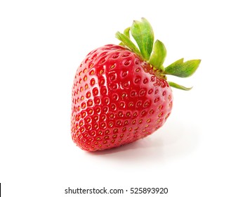 Strawberry isolated on white background - Shutterstock ID 525893920