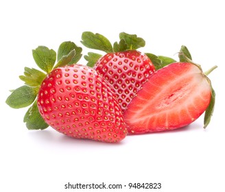 Strawberry isolated on white background cutout - Shutterstock ID 94842823