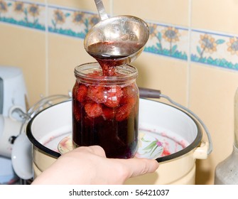 Strawberry Jam,	Home Canning