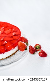 Strawberry Jello Cheese Cake Pie