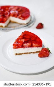 Strawberry Jello Cheese Cake Pie