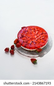 strawberry jello cheese cake pie