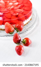 Strawberry Jello Cheese Cake Pie