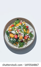 Strawberry Kale Citrus Salad With Cheese