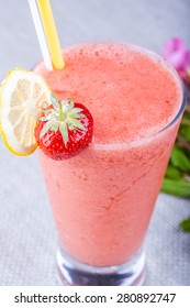 Strawberry milkshake