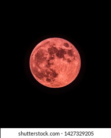 the strawberry moon in summer 