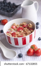 Strawberry Oat Clusters With Real Strawberry Pieces