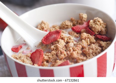 Strawberry Oat Clusters With Real Strawberry Pieces