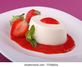 Strawberry Panna Cotta