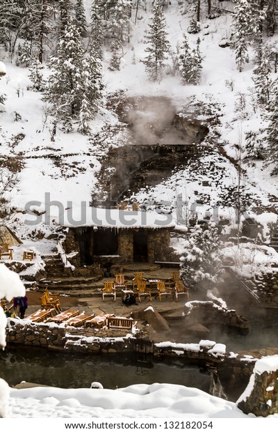 Strawberry Park Hot Springs Natural Hot Stock Photo Edit Now