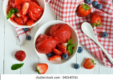 Strawberry Sorbet